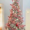 Christmas Crystal Gauze Ribbons 2026 Christmas Tree Decorations for Home Door Wreaths Navidad Noel Gifts Happy New Year 2026