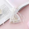 10x14cm White Flower Lace Organza Drawstring Bags 10pcs Jewelry Storage Bag Birthday Party Women Love Gift Packaging Bags