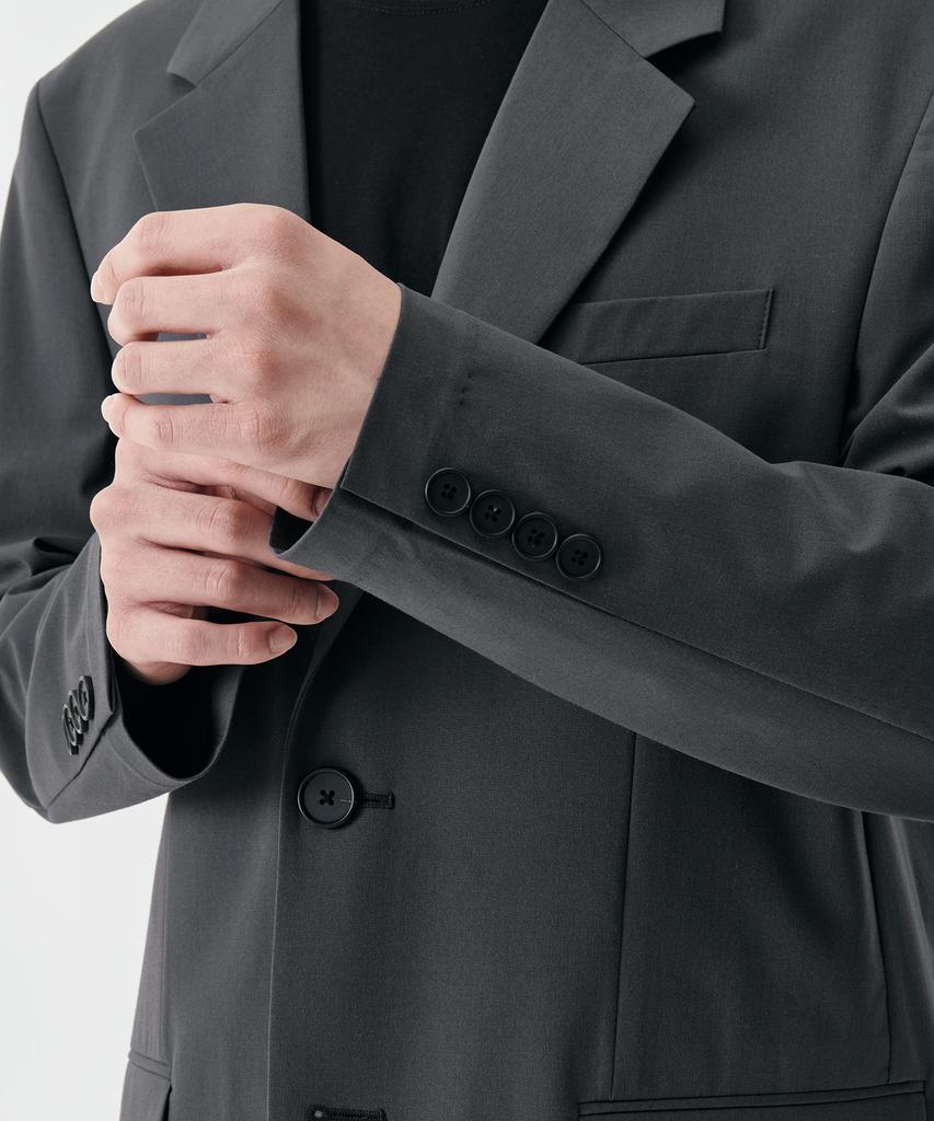 Musinsa Standard [Cooltandard] Oversized Blazer [Grey]