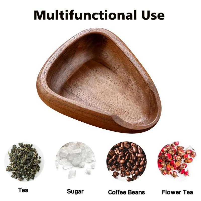 Coffee Bean Dosing Cup Tray Barista Set Portable Grinding Mill Powder Anti Fly and Static Electricity Espresso Grinder Tool