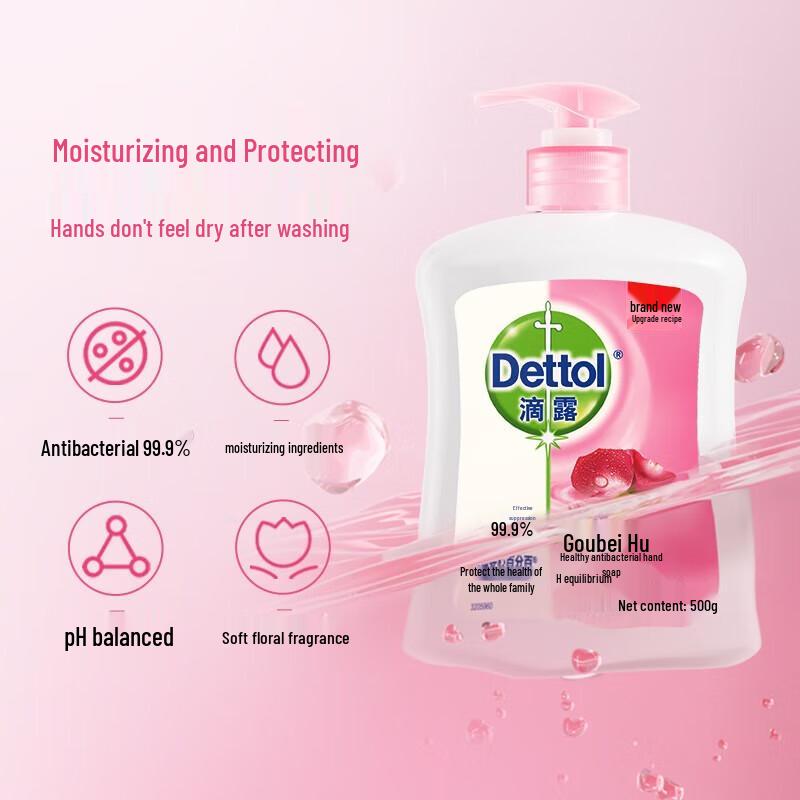 Dettol Moisturizing Hand Wash (3 x 500g)