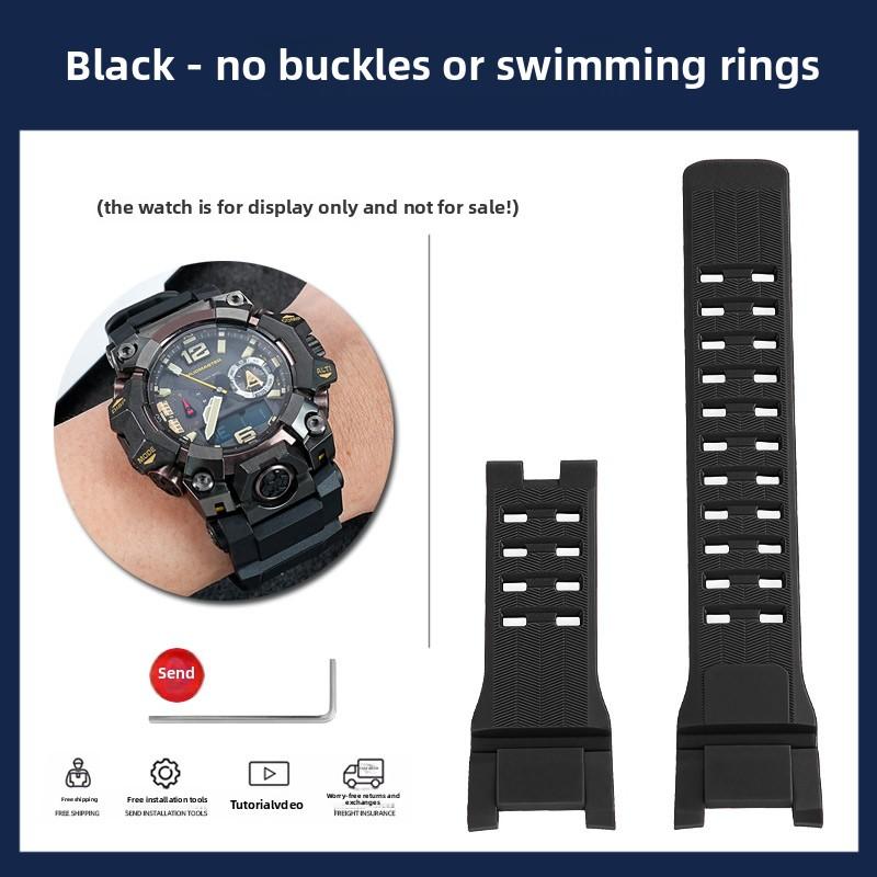 

Для Casio Big Mud King 3-го поколения GWG-B1000 Высококачественный Резиновый силиконовый ремешок для часов Спортивный Водонепроницаемый ремешок для часов Браслет GWG-B1000