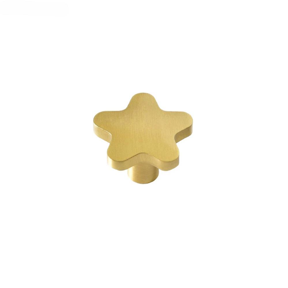 

Pure Copper Star Shape Cabinet Knobs Children s Room Five Pointed Star Brass Handles Wardrobe Kitchen Pulls Handle Cupboard Hook