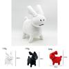 Gubby Plush Black White Red Rabbit Animal Toy With Pp Cotton Filling For Kids And Collectors