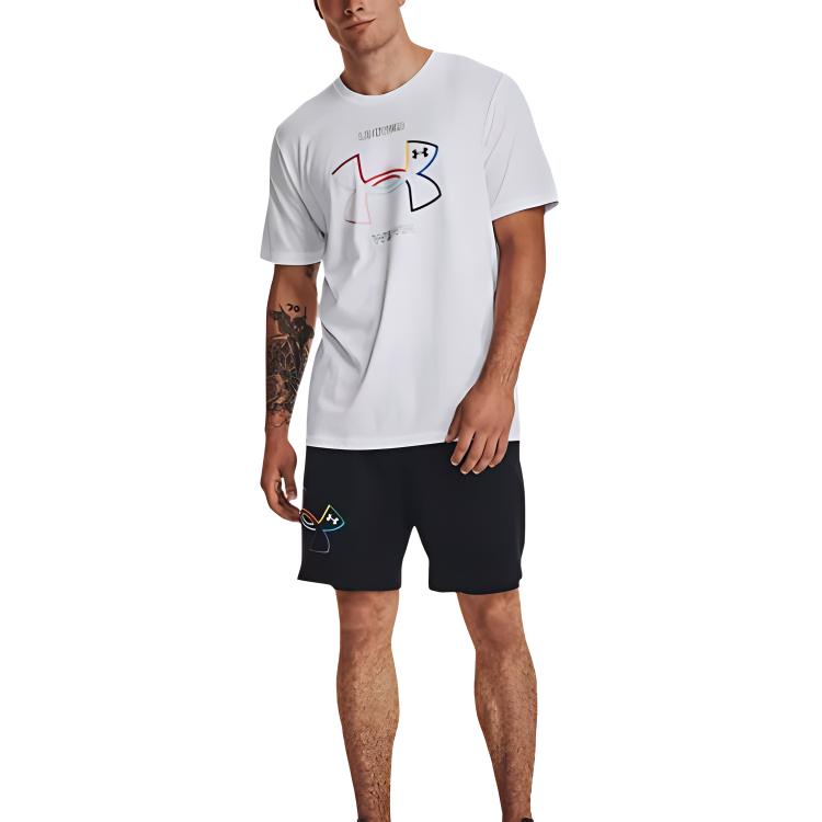 Under Armour Solid Elastic Shorts Men Shorts Black 1378910-001