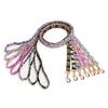 Floral Print Dog Collar and Leash Set Adjustable Soft Nylon Pet Collar with Metal Buckle Dog Lead for Daily Walking Training