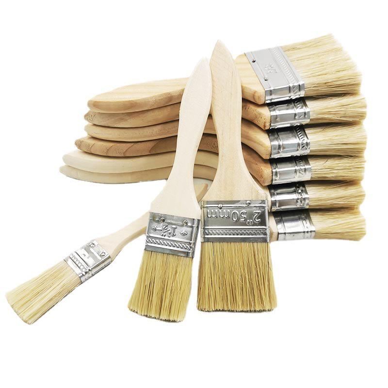 Industrial Pig Bristle Paint Brush, Multi-Size [1STF0]