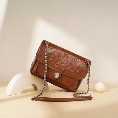 Premium Sense Large Capacity Shoulder Messenger Bag Diamond Chain Bag New Messenger Women's Bag
