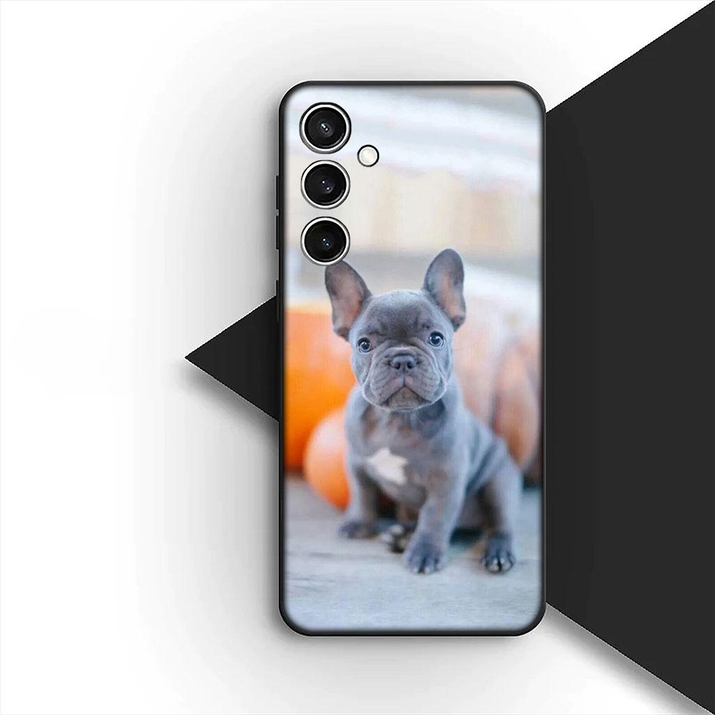 

Cover for Samsung Galaxy A35 A36 A55 A26 A05 A06 A14 A50 A51 A53 A54 A12 A13 A23 Casing Phone Case Paw France Bulldog Dog Art Galaxy A35 5G