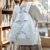 Zaino ad Ala d'Angelo per Donne Ragazze Leggero in Nylon Borsa per Ragazze Scolastiche Grande Zaino per Libri Daypack Borsa Essenziale per Viaggi Outdoor Pendolarismo