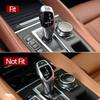 LHD RHD Car Interior Gear Shift Knob Trim Cover Auto P Parking Button Cap Replace For BMW X5 X6 F15 F16 2014-2018 61319346825