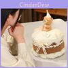 Plush Bear Birthday Cake Toy With Pp Cotton Filling For Party Decor And Gifting