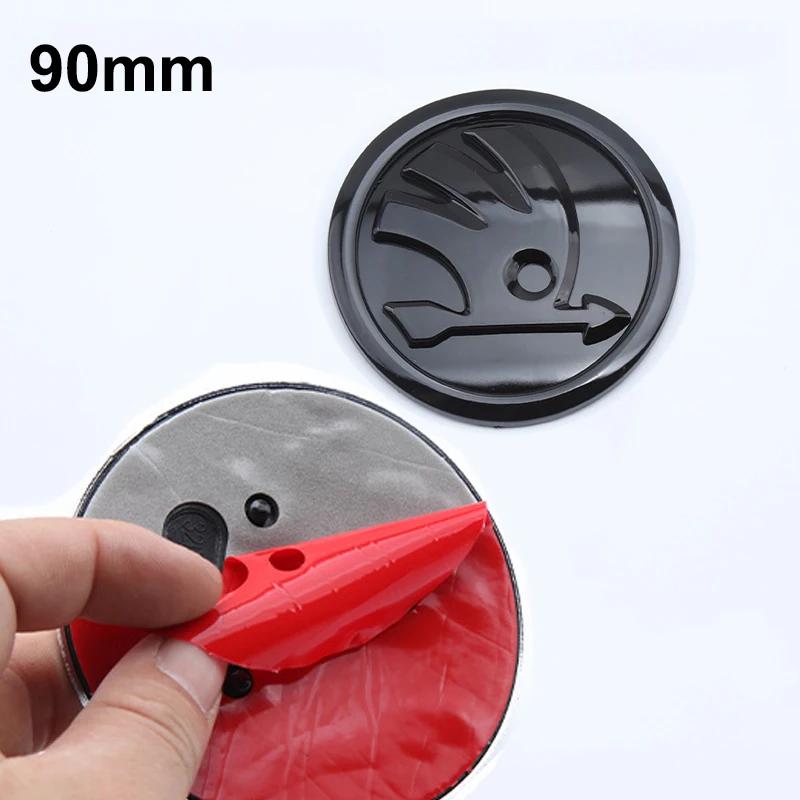 2025 Nová ABS Samolepka s logem předního zadního znaku pro SKODA Rapid Octavia Fabia Laura Superb Kodiaq Karoq Náhradní Acce