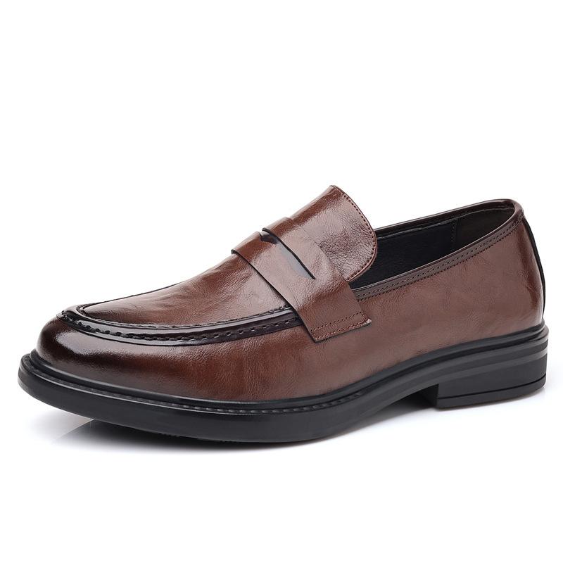 

Мужская повседневная кожаная обувь новая универсальная модная высококачественная кожаная деловая рабочая обувь обувь Дуду мужской тренд 44