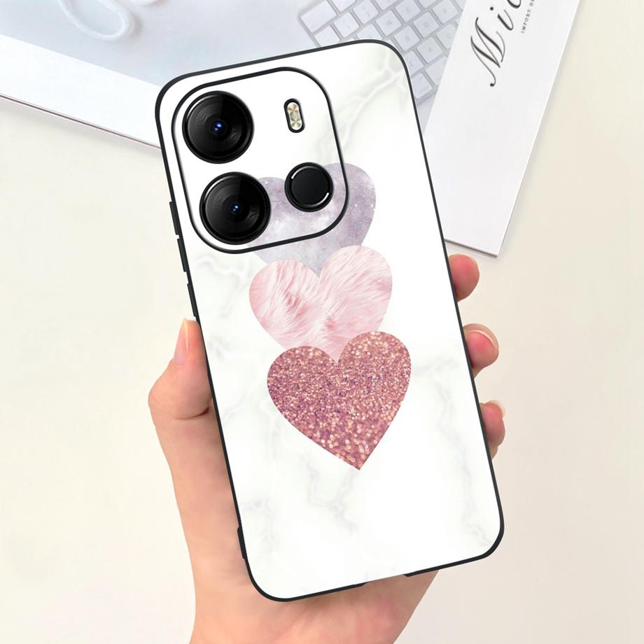 For Tecno Spark GO 2023 Case Stylish Fashion Soft Silicone TPU Housing Capa For Tecno Pop 7 Pro Pop7 Coque Pop7 BF6 BF7 Bumper
