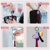 Versatile Silicone Lipgloss Keychain Caps Soft Key Holder Decors Available In 6 Modern Colors Keychain Attachment