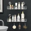 1-2PCS Shower Corner Shelf ABS Plastic Shower Organizer Corner No Drill Shower Storage Bathroom Corner Wall Shelf Shampoo Holder