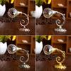 2Pcs Curtain Hook Hook Holder Home Decor Curtain Tie Window Accessories Fashion Wall Mounted Crystal Holdback European Style
