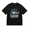 Men's Comfy Slight Stretch Breathable Classic T-Shirt Captain Printed Tee