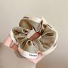 French Style Women Silk Scrunchie high sense Solid Color Hair Bands ladies Sports Dancing Ponytail Holder Hair Accessories Ties