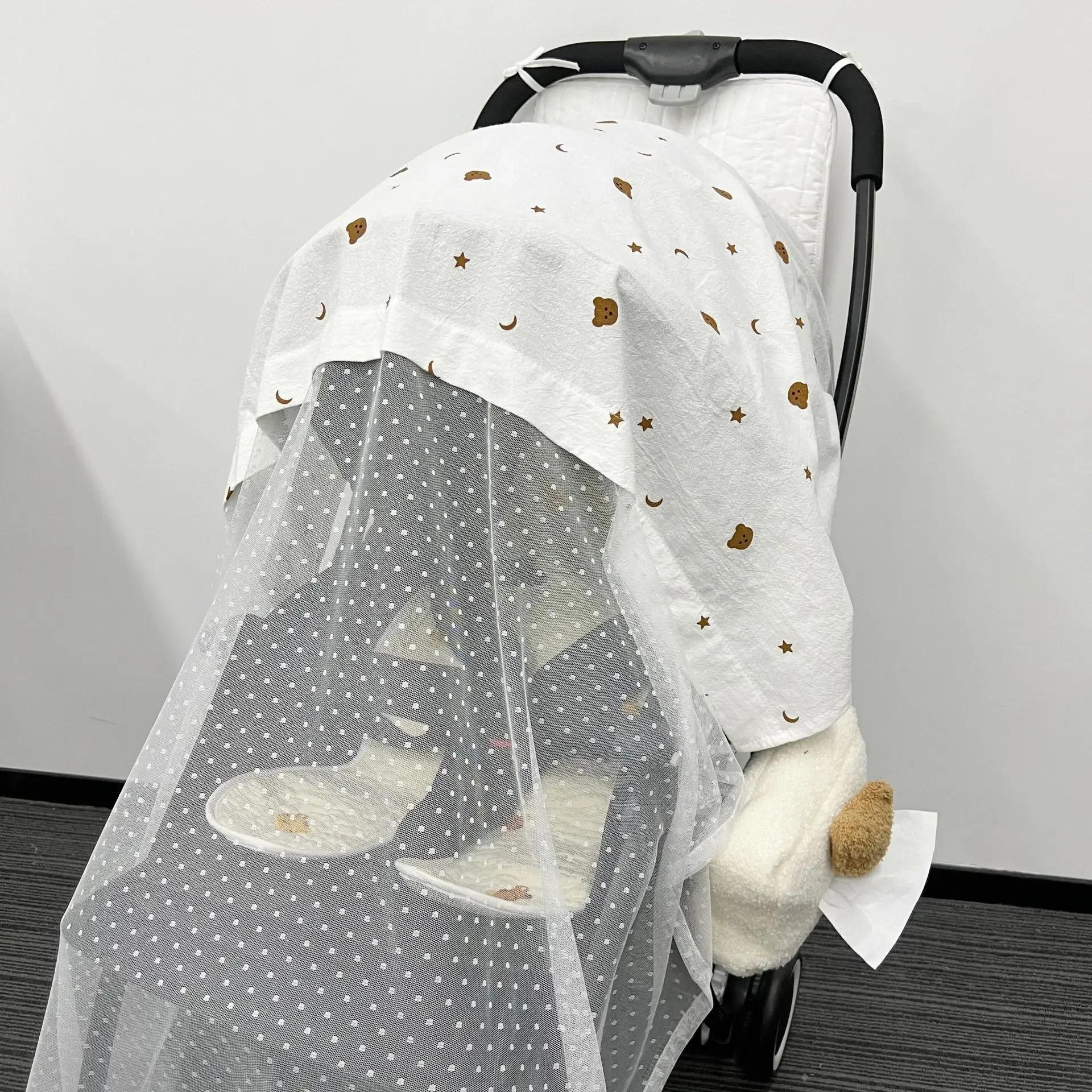 

Baby stroller mosquito net, baby stroller mosquito net, breathable, windproof, sun proof, mosquito curtain, sunshade