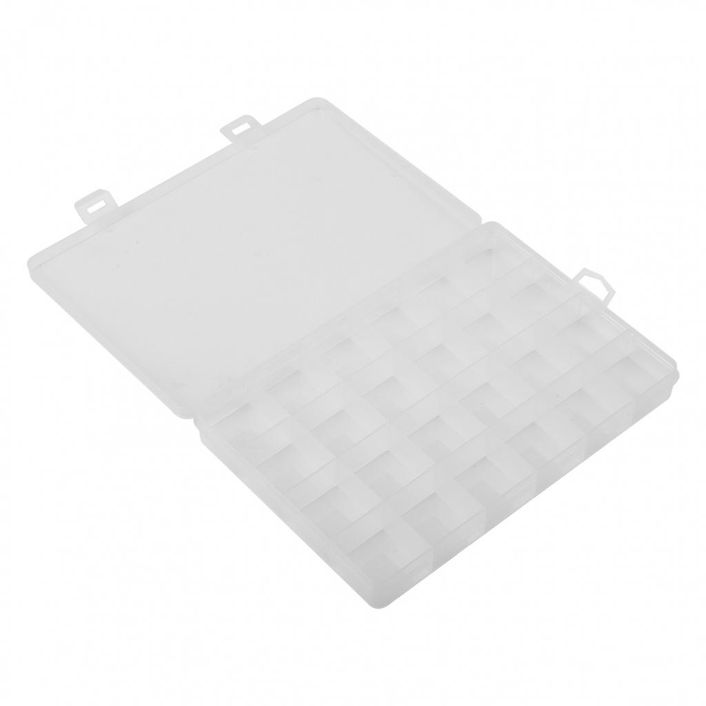 Transparent Compartment Storage Beads Package Content