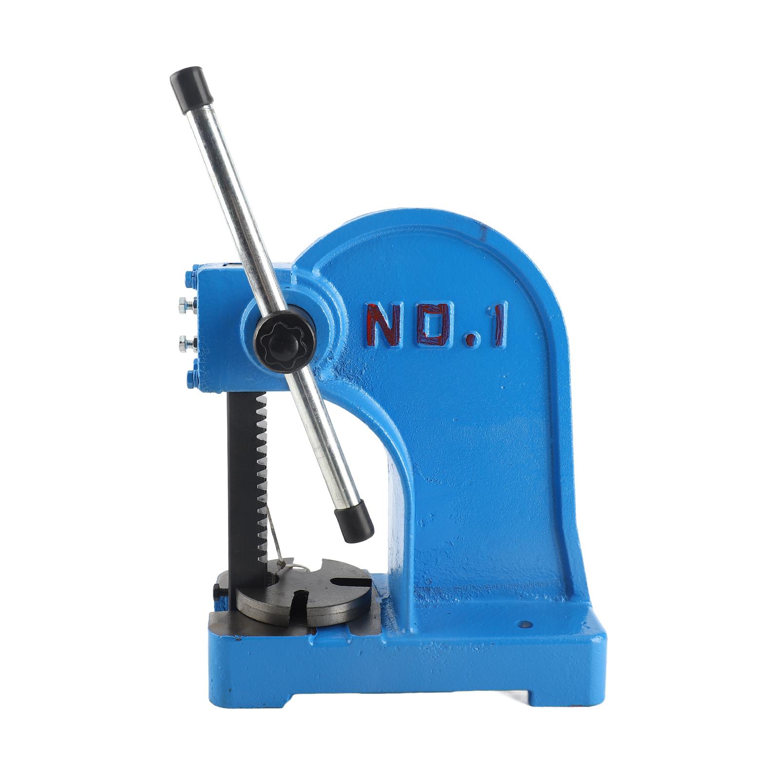 Cmperipheral 1T Manual Desktop Hand Punch Press Machine Metal Arbor Press Tool