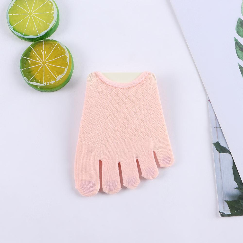 Breathable Invisible Women Summer Mesh Open Toe Socks Sock Slippers Cotton Half Palm Socks