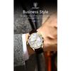 POEDAGAR Luxury Fashion Watch for Man Leather Date Week Casual Quartz Clock Waterproof Luminous Business Watches Reloj