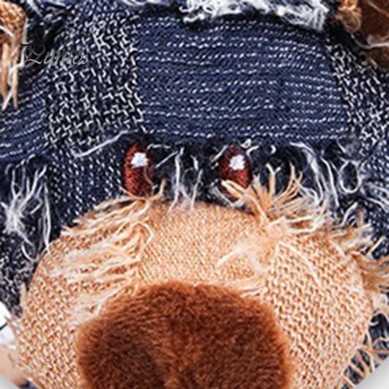 Quietschendes Plüschbärenspielzeug, unzerstörbares Bären-Hundespielzeug für aggressive Kauer, ausgestopftes interaktives Kauspielzeug, Haustierbegleiter für kleine und große Hunde