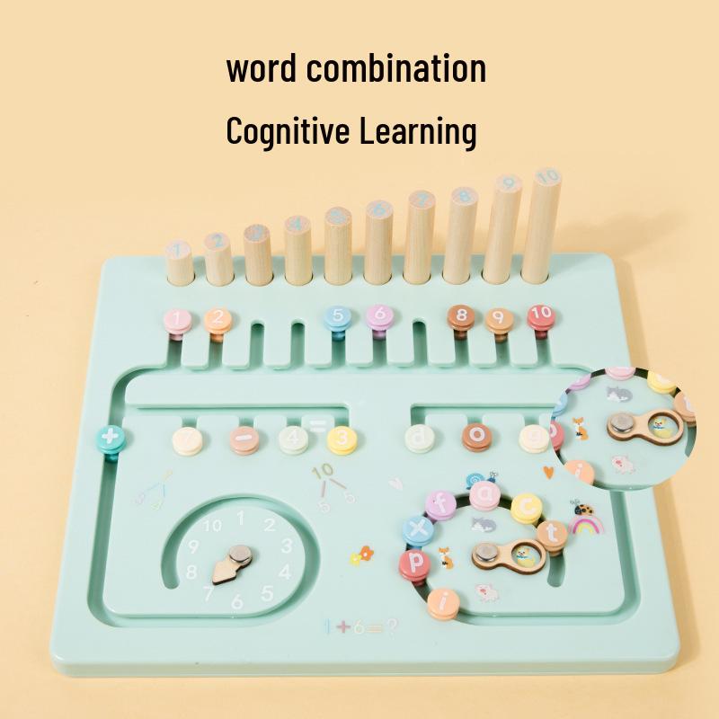 Деревянная Монтессори игрушка для сортировки фигур и цветов для раннего детского образования