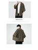 2023 Summer Men's Loose Solid Color Seven-Sleeve Cardigan - Casual Chinese Style, Plus Size
