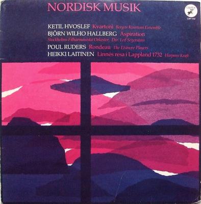 LP Record KETIL HVOSLEF / BJÖRN WILHO HALLBER - Nordisk Musik CAP1152 Caprice Records 1983 Sweden Classical Used