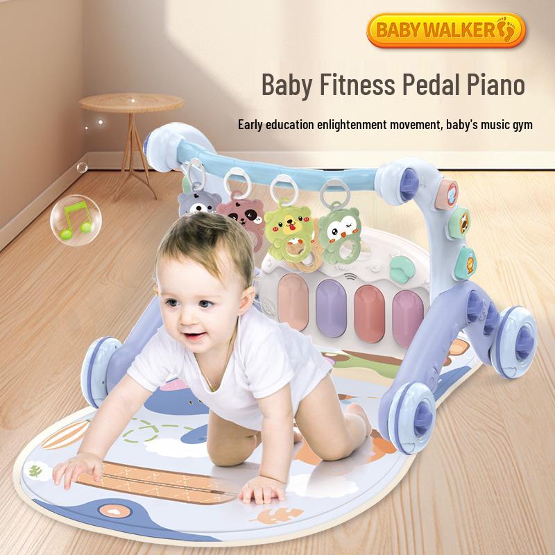 Baby Fitness Pedal Piano Gym: Infant Activity Toy, Ages 3+ Months