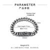 European American Trendy Octopus Skull Aromatherapy Men's Bracelet Made Of Stainless Steel Material With Long-lasting Fragrance Versatile Accessories