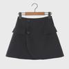 Trendy Spring & Autumn Women's Short-Sleeve Suit Jacket + High-Waist Pocket Skirt