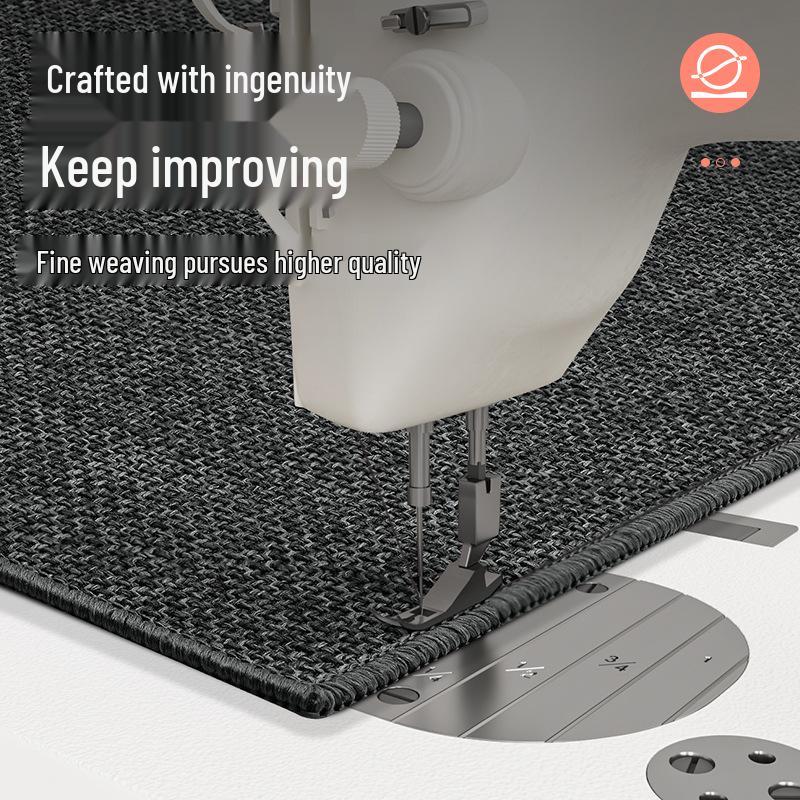 Elegant Non-Slip Outdoor Entryway Mat: Dirt-Resistant & Water-Absorbent