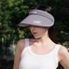 Hat Women's New Summer Cycling Outdoor Sports Hat Alphabet Smiley Face Empty Top Sun Hat Sunscreen Sun Hat