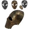 Detaillierte Antike Bronze Biochemische Soldat Maske Ideal Für Halloween-Veranstaltungen Und Cosplay
