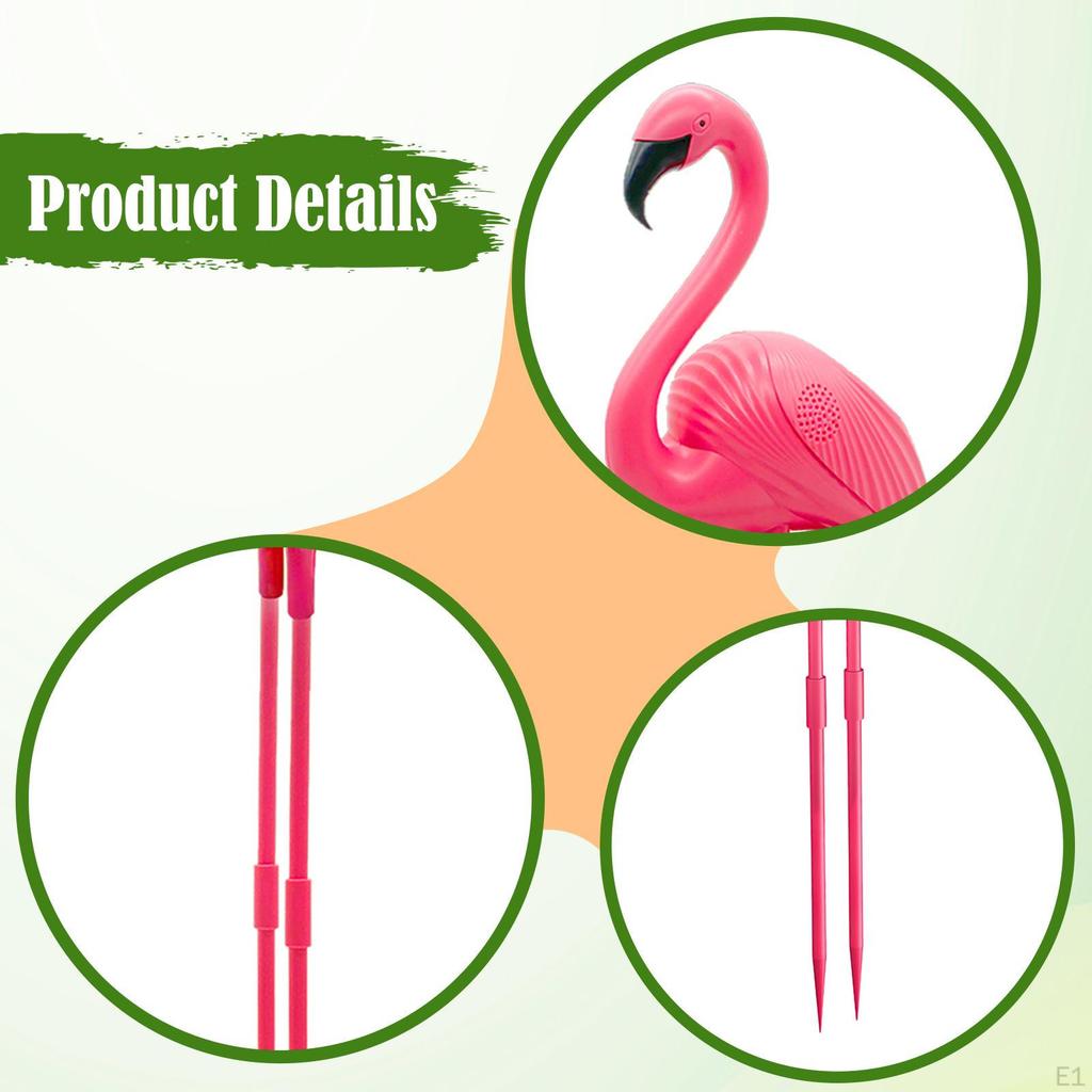 Rosa Flamingos Hofdekorationen Gartenstecker Neuheit Rasendekorationen Ornamente für Partygeschenke