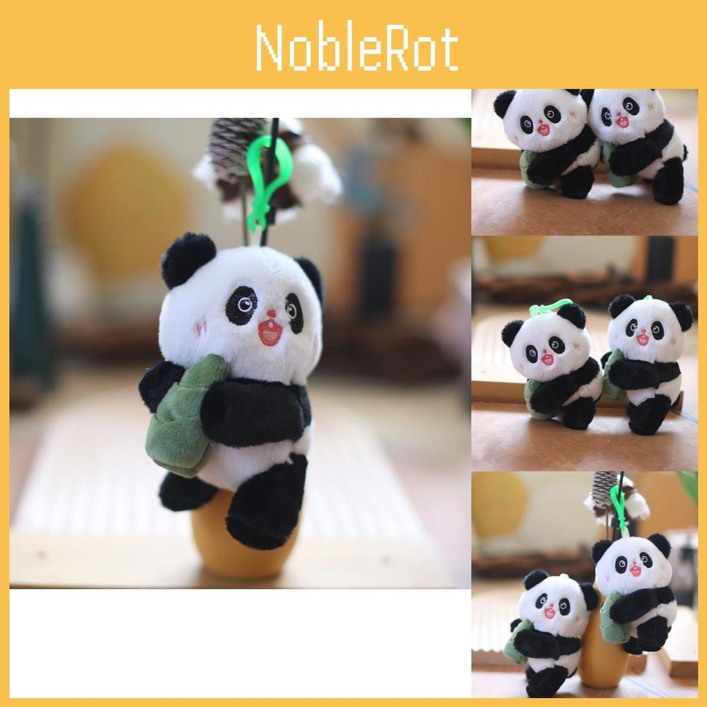 Ultra-soft Plush Panda Key Hook Cute Hanging Ornament For Bags