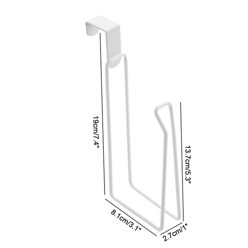 Adhesive Toilet Roll Paper Holder Organizer Wall Mount Storage Stand Kitchen Bathroom No Drill Tissue Towel Dispenser Stainless