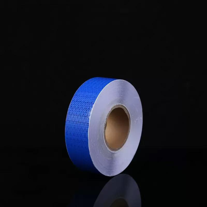 PVC Crystal Color Grid Reflective Car Safety Tape - Nighttime Anti-collision Reflective Stickers