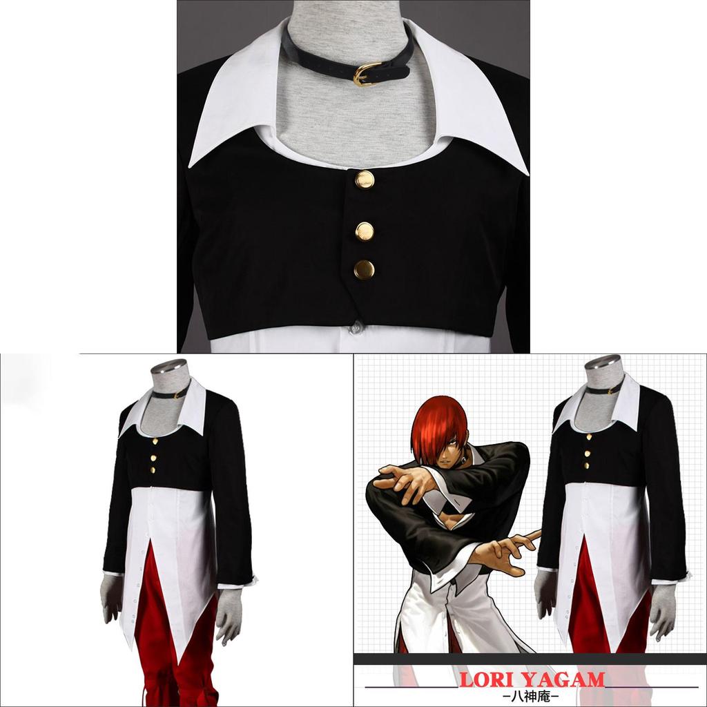 Kof Orochi Iori Cosplay Costume For Anime Gaming Role Play