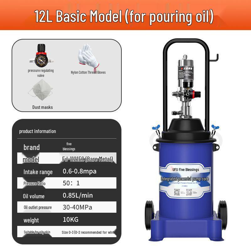 Fully Automatic Pneumatic High-Pressure Grease Injector and Buttering Tool (New Model)