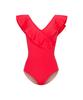 Soltipeullawo Frill Monokini Hot Pink