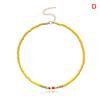 Colorful Small Bead Butterfly Star Pendant Choker Bohemia Necklace Women Jewelry