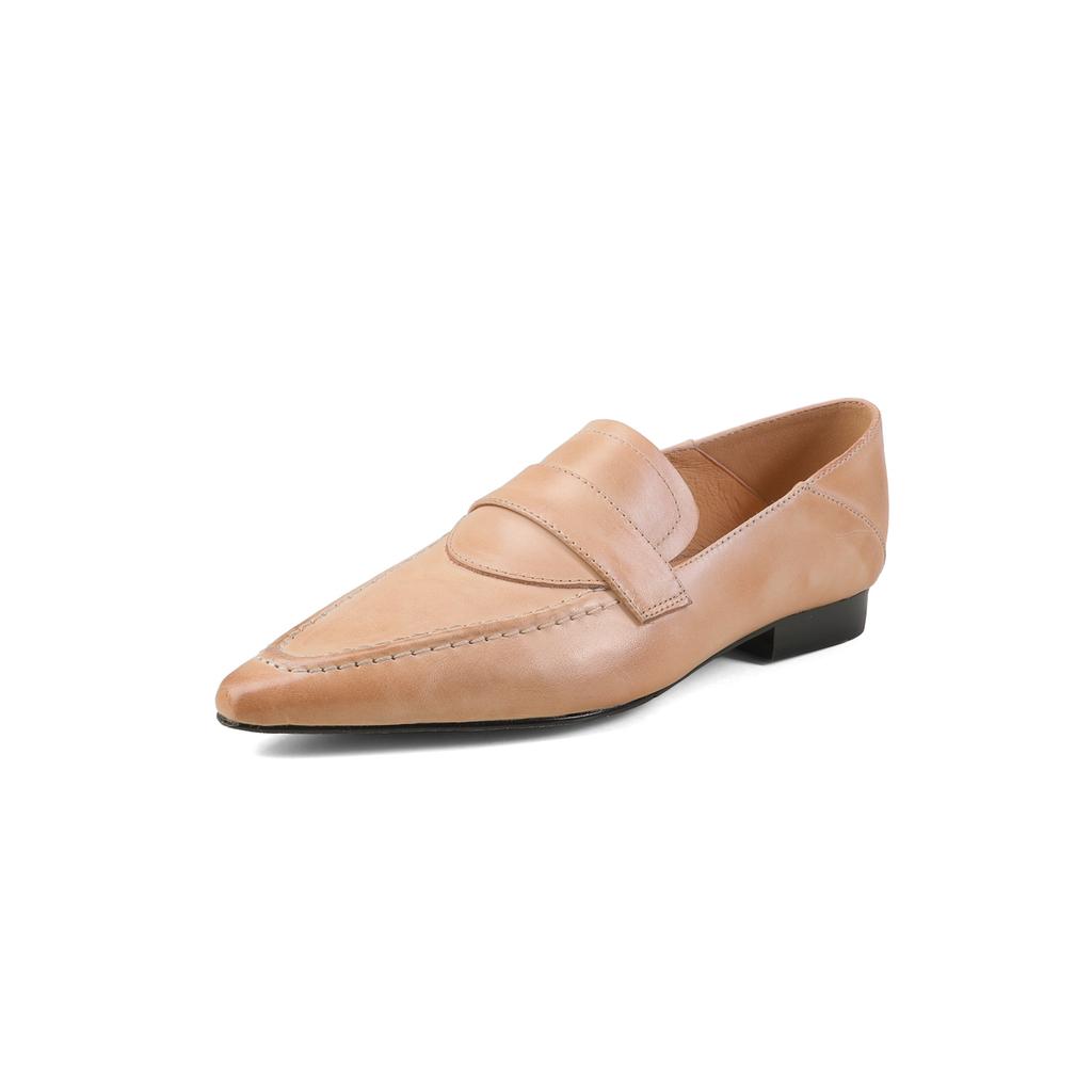 Fashion 2025 Autumn Low Heels Women Pumps Pointed Toe Concise Office Lady Working Shoes Woman Genuine Leather Pumps Basic Women Shoes