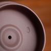 Handmade Zisha Purple Clay Teacup with Gold Inlay