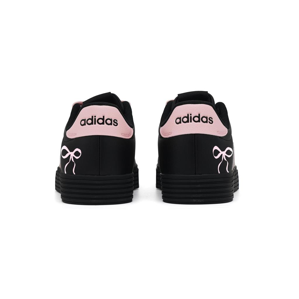 adidas Täglich 4.0 Schwarz Rosa Schleife Rutschfest, Abriebfest, Höhensteigernd Niedrig geschnittene Skateboard-Schuhe KH8004(Team138-)